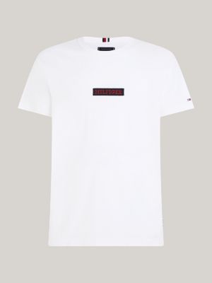 Hilfiger Monotype Logo Patch T-Shirt, White