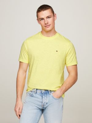 Camisa Larga Tommy Hilfiger Fit Essential Yellow ✓