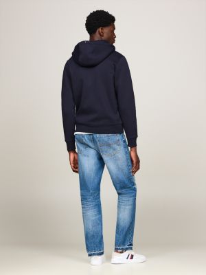 Classics Kapuzenjacke mit aufgestickter Flag | Blau | Tommy Hilfiger