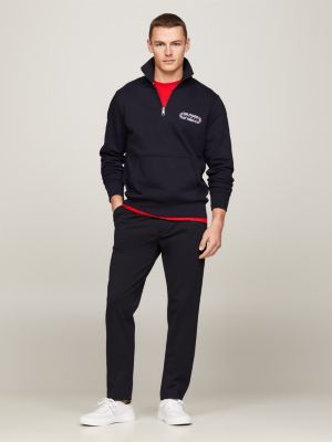 Half zip outlet track sweatshirt