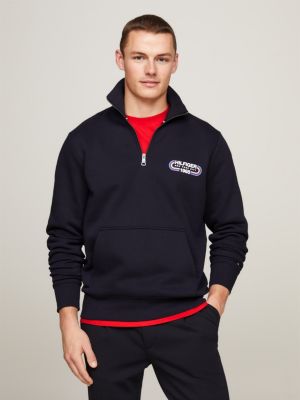 Half zip store track sweatshirt