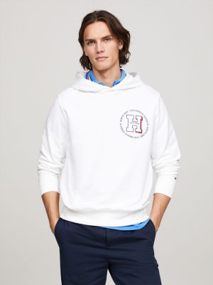 Sudadera con capucha Logotipo, Blanco