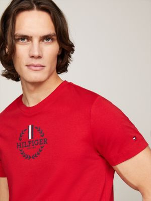 Grupo Lpoint® - Tshirt Tommy Hilfiger Global Stripe Primary Red M