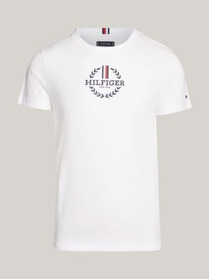 White Tommy Hilfiger Logo T-Shirt - JD Sports Global