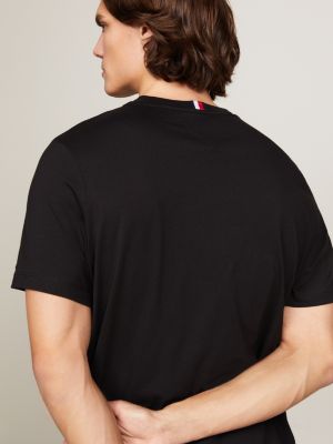 T-Shirt mit Rundhalsausschnitt und NYC-Logo | Schwarz | Tommy Hilfiger