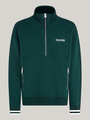 Tommy hilfiger half zip on sale sweatshirt