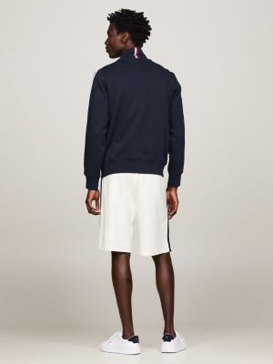 Hilfiger Monotype Jacke mit Reißverschluss | Blau | Tommy Hilfiger