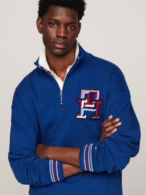 Quarter zip monogram pullover hotsell