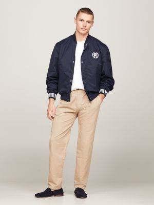 Mens varsity bomber clearance jacket