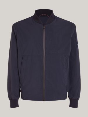 Water Resistant Portland Bomber Jacket | Blue | Tommy Hilfiger