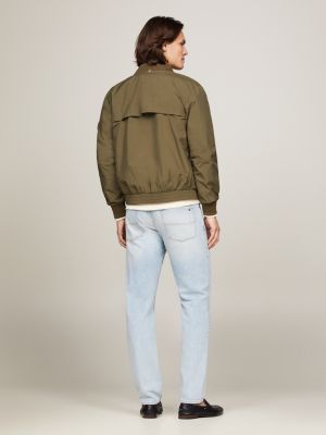 Tommy hilfiger best sale khaki bomber jacket