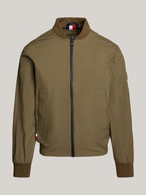 Water Resistant Portland Bomber Jacket Khaki Tommy Hilfiger