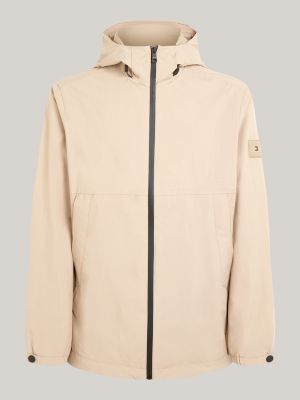 Water Resistant Packable Hooded Portland Jacket Beige Tommy Hilfiger