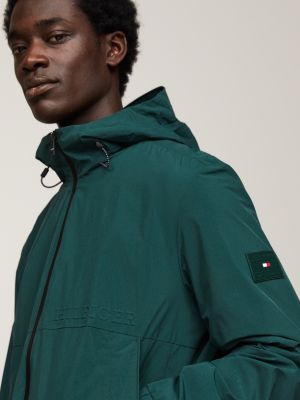 Green tommy hilfiger clearance windbreaker