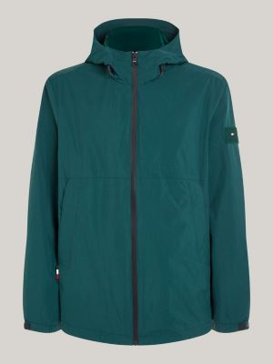 Water Resistant Packable Hooded Portland Jacket | Green | Tommy Hilfiger