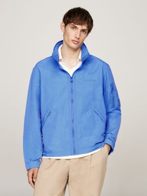 Tommy hilfiger navy hot sale blue windbreaker