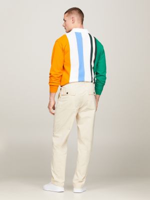 White utility trousers hotsell