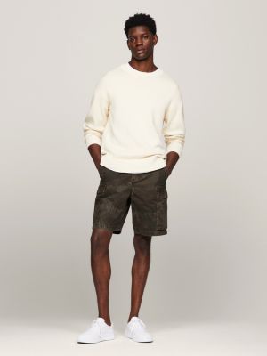 Print Relaxed Fit Cargo Shorts | Khaki | Tommy Hilfiger