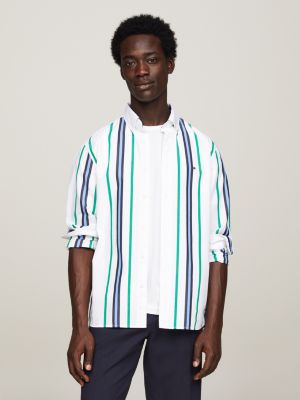 Shoulder discount stripe shirt