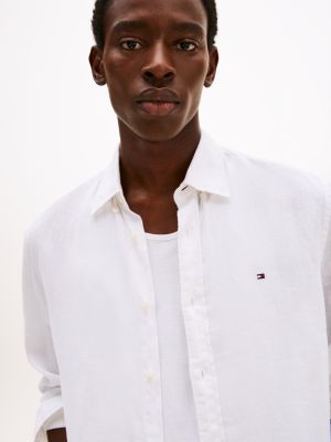 Linen Shirt _ 141633 _ Off White from REFINERY – Refinery