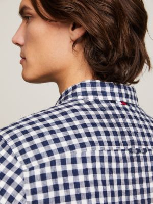 Tommy hilfiger sale gingham check shirt