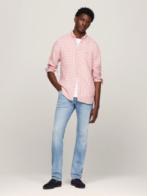 Pink Gingham Shirt