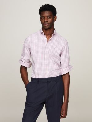 TOMMY HILFIGER Camisa de rayas con efecto acuarela - BRIGHT WHITE MULTI - TOMMY  HILFIGER TOMMY'S PADDOCK - imagen princip…