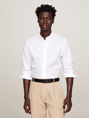 Outlet de Tommy Hilfiger: Camisa para hombre, Blanco  Camisa Tommy Hilfiger  MW0MW30661 en línea en