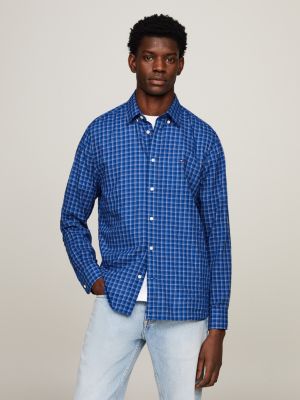 Blueprint Regular Fit Delave Linen Bold Stripe Shirt - MEN Shirts