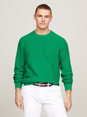 Pull tommy best sale hilfiger vert fluo