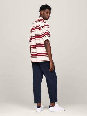 Regular Fit Poloshirt mit Waben-Struktur | BEIGE | Tommy Hilfiger