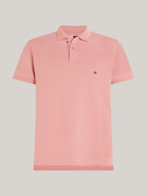 Polo rosa tommy hilfiger sale