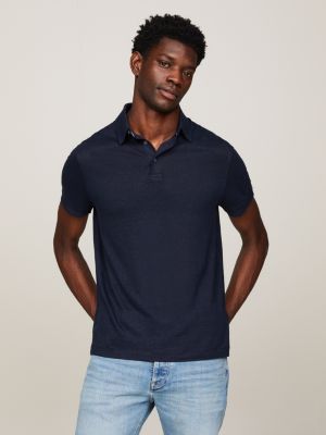 Tommy Hilfiger MW0MW16054 Playera Polo Azul para Hombre : :  Ropa, Zapatos y Accesorios