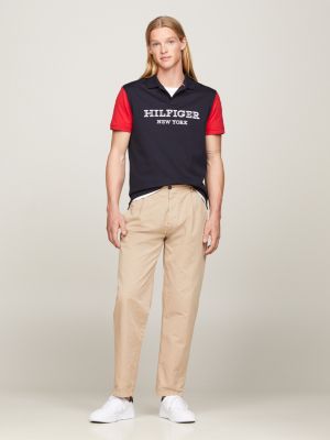 red hilfiger monotype regular fit poloshirt für herren - tommy hilfiger