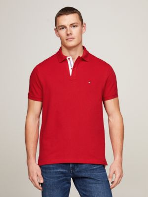 Tommy hilfiger 2025 polo rood