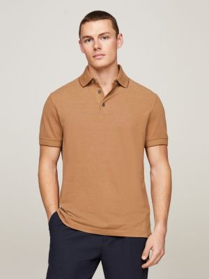 Tan tommy best sale hilfiger shirt