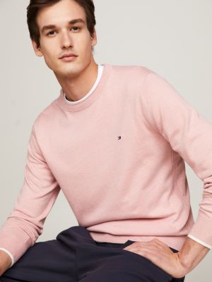 Crew Neck Moulin Jumper Pink Tommy Hilfiger