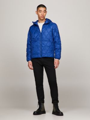 Tommy quilted hot sale hooded jacket