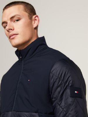 Tommy jeans 2024 quilted zip jacket