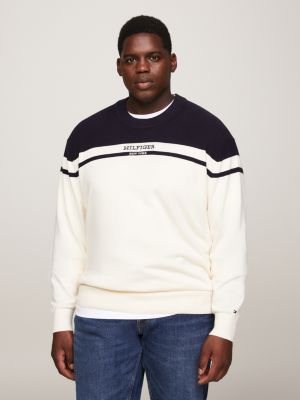 Tommy hilfiger shop colour block jumper