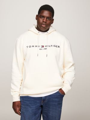 Plus Logo Regular Fit Hoody | Beige | Tommy Hilfiger