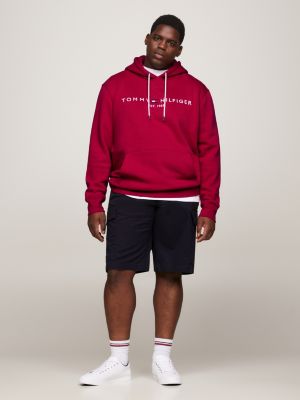 Tommy hilfiger hoodie discount rood