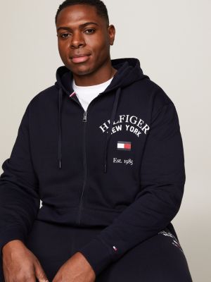 Tommy hilfiger hoodie online blauw heren