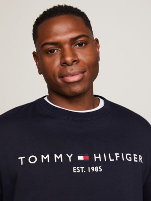 Plus Logo Flex Fleece Regular Sweatshirt Blue Tommy Hilfiger