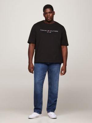 Plus Logo Slim Fit Jersey T-Shirt, Black