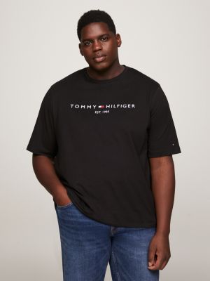  Tommy Hilfiger Men's Big and Tall Short Sleeve T-Shirt, Black  IRIS, 2XL-TL : Clothing, Shoes & Jewelry