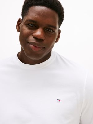 blue plus slim crew neck t-shirt for men tommy hilfiger
