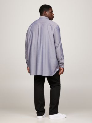 Tommy Hilfiger Core Flex Dobby Slim Fit Shirt, White at John Lewis &  Partners