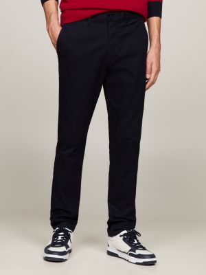 pantalon chino Tommy Hilfier pour homme, fabriqué en sergé de