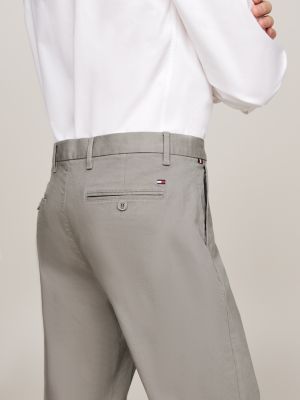 grijs harlem tapered chino voor heren - tommy hilfiger